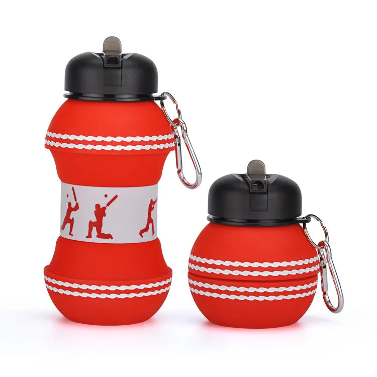 Gourde Pliable en Silicone Sport & Football – Sans BPA et Anti-Choc / Format Voyage