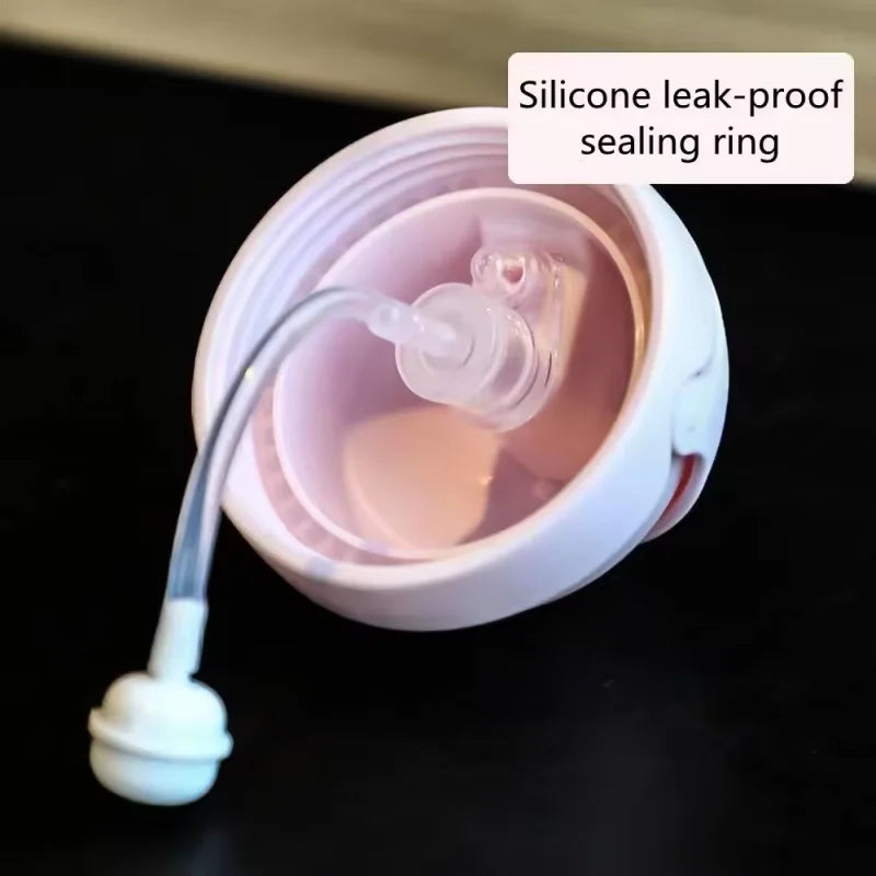 Tasse d'Apprentissage Bébé Anti-Fuite avec Paille à Bille Gravitaire 360° – 250ml