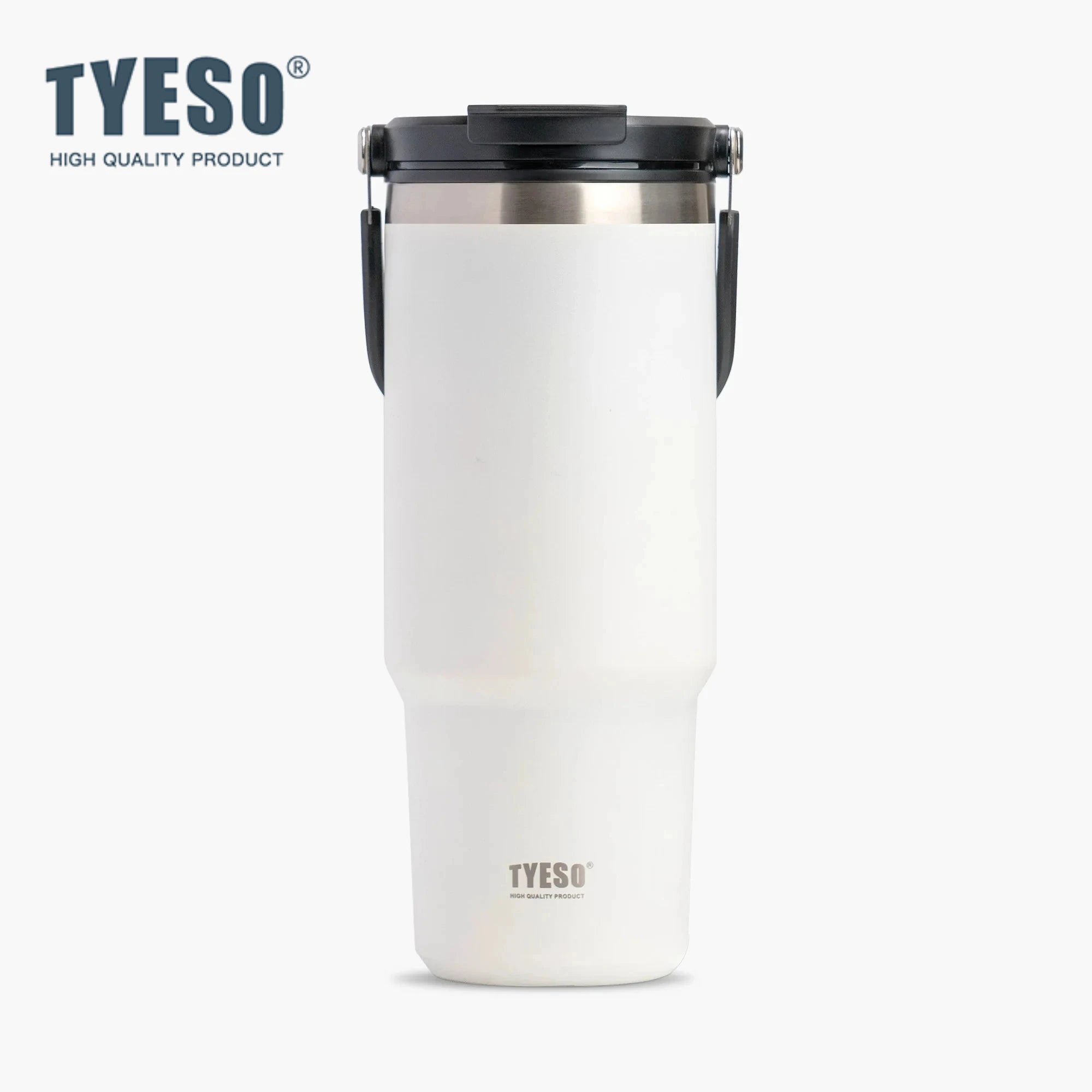 TYESO Gobelet Isotherme Mat avec Poignée Ergonomique