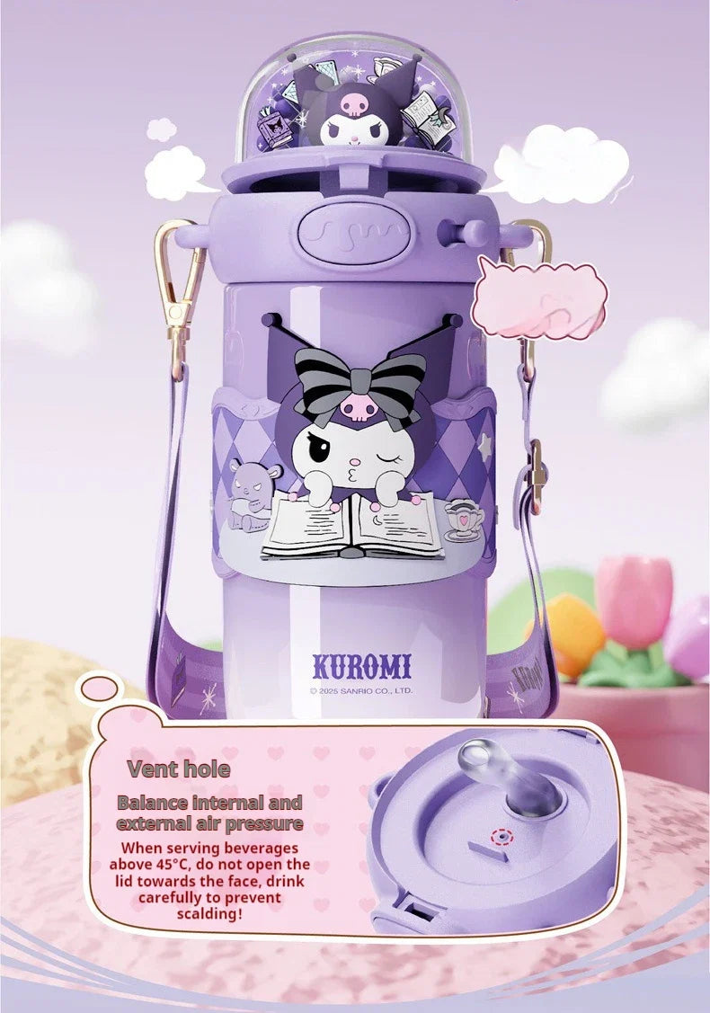 Gourde Isotherme Enfant Design Arrondi avec Corde de Transport – Inox 316 / 580ml
