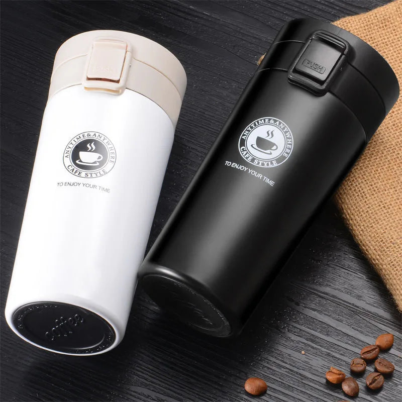 Mug Thermos de Voyage Étanche avec Filtre à Thé – Inox 304 Double Paroi