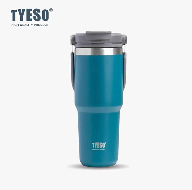 TYESO Thermos Tasse à Café avec Anse (600ml / 900ml / 1200ml)