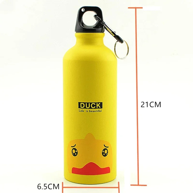 Gourde de Sport Isotherme Enfant – Motifs Animaux Rigolos (500ml)