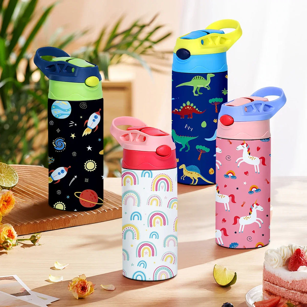 Mug Thermique Kawaii 350ml en Inox – Tasse Isotherme Mignonne avec Motif