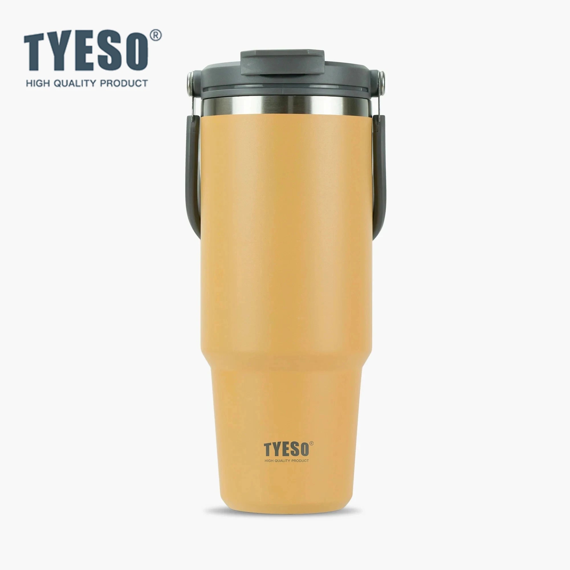 TYESO Gobelet Isotherme Mat avec Poignée Ergonomique