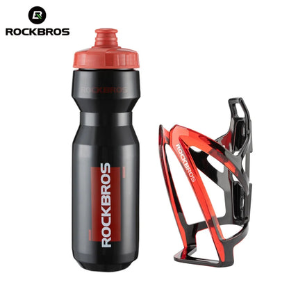 Pack Cyclisme ROCKBROS 2-en-1 – Gourde de Sport 750ml et Porte-Gourde Assorti