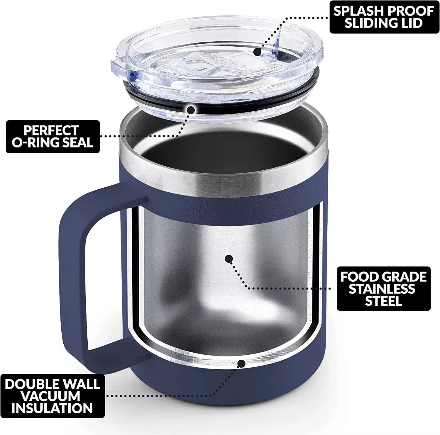 Kit Tasse à Maté Isotherme en Inox – Gobelet Yerba Mate Double Paroi avec Pailles et Couvercles / 350ml
