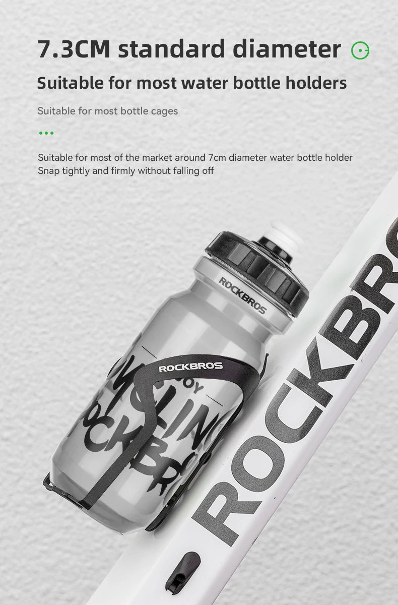 ROCKBROS Gourde Cycliste Ultra-Légère en Silicone (600ml)