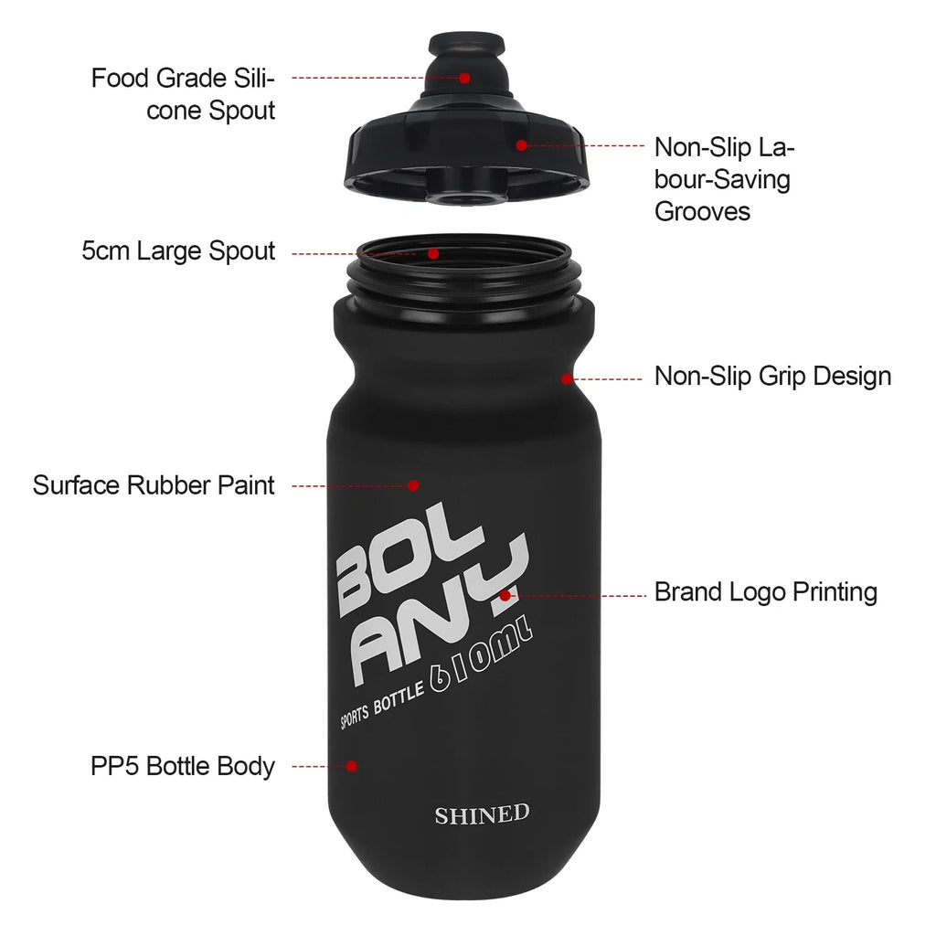 Gourde de Cyclisme Ultra-Légère BOLANY – Plastique PP5 Sain / 610ml