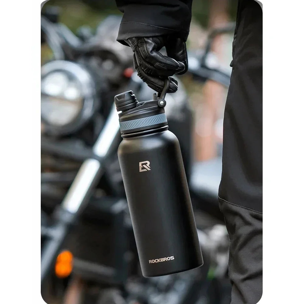Gourde de Sport Isotherme ROCKBROS – Inox 304 / Haute Performance 24H Froid