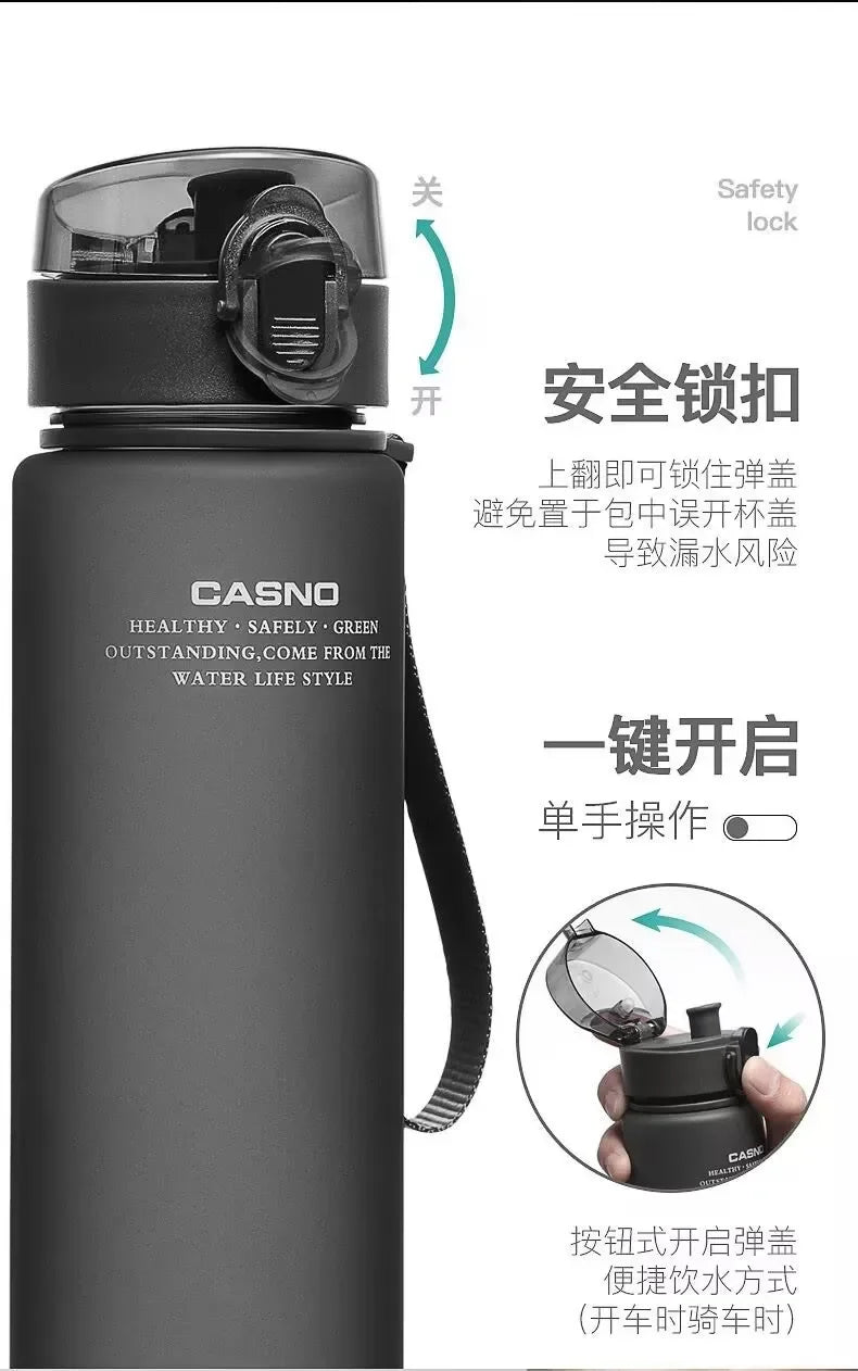 Bouteille d'eau sport Superman 650 ml pour femmes et hommes, gourde motivante anti-fuite, portable et réutilisable, pour activités de plein air, voyage, gym, cadeau, 1 pièce