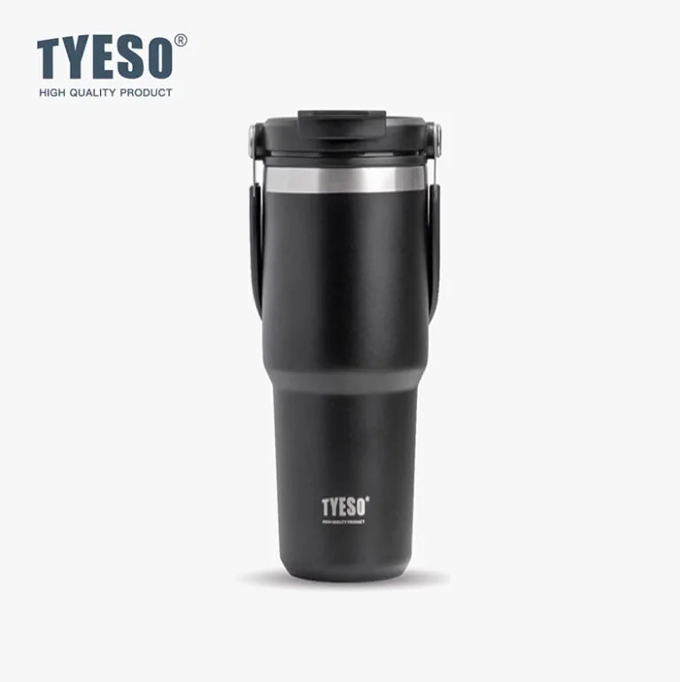 TYESO Thermos Tasse à Café avec Anse (600ml / 900ml / 1200ml)