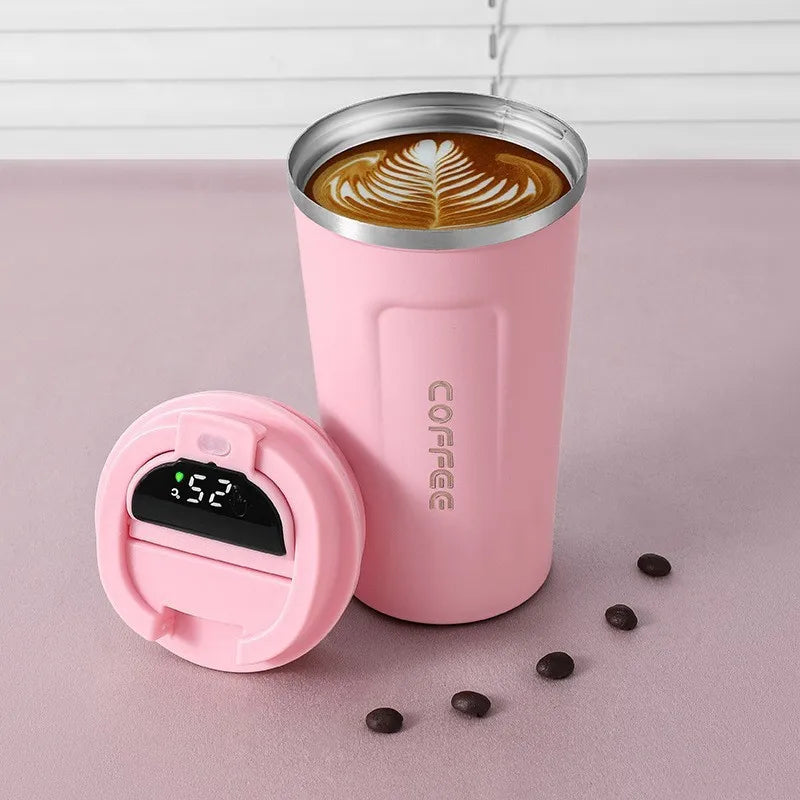 Mug Thermique Inox avec Affichage Température – Tasse Isotherme Café & Thé