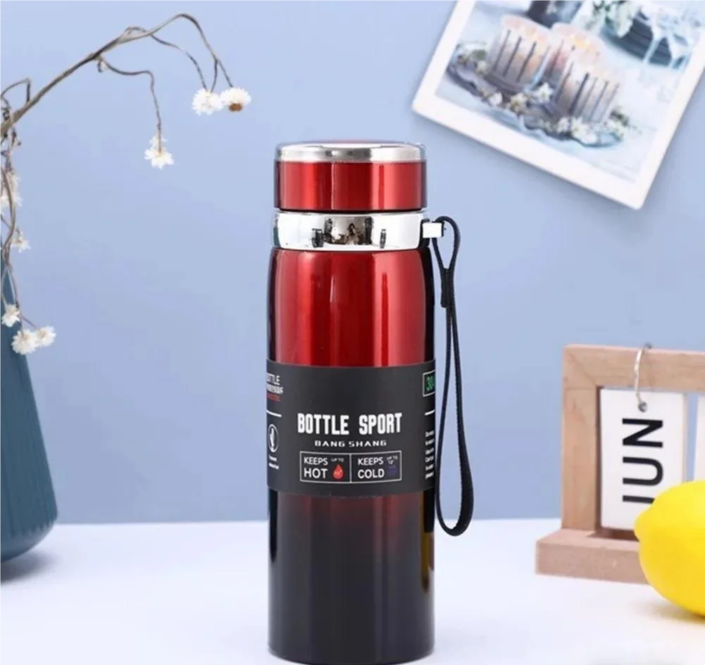 Gourde Isotherme Inox 1L – Thermos Grande Capacité pour Eau, Thé et Café