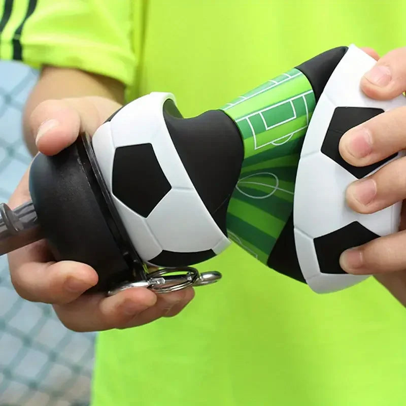 Gourde Pliable en Silicone Sport & Football – Sans BPA et Anti-Choc / Format Voyage