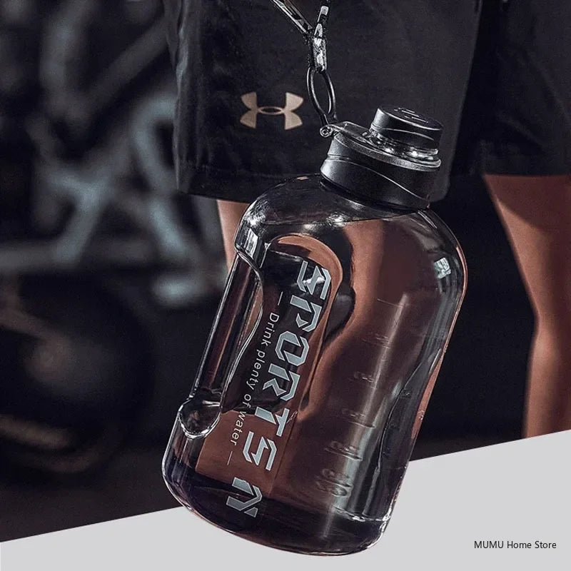 1.7L/2.7L/4L/5L bouteille d'eau de sport salle de sport cyclisme tasse Portable grande capacité bouteille d'eau pour Fitness Camping hommes eau Kellte