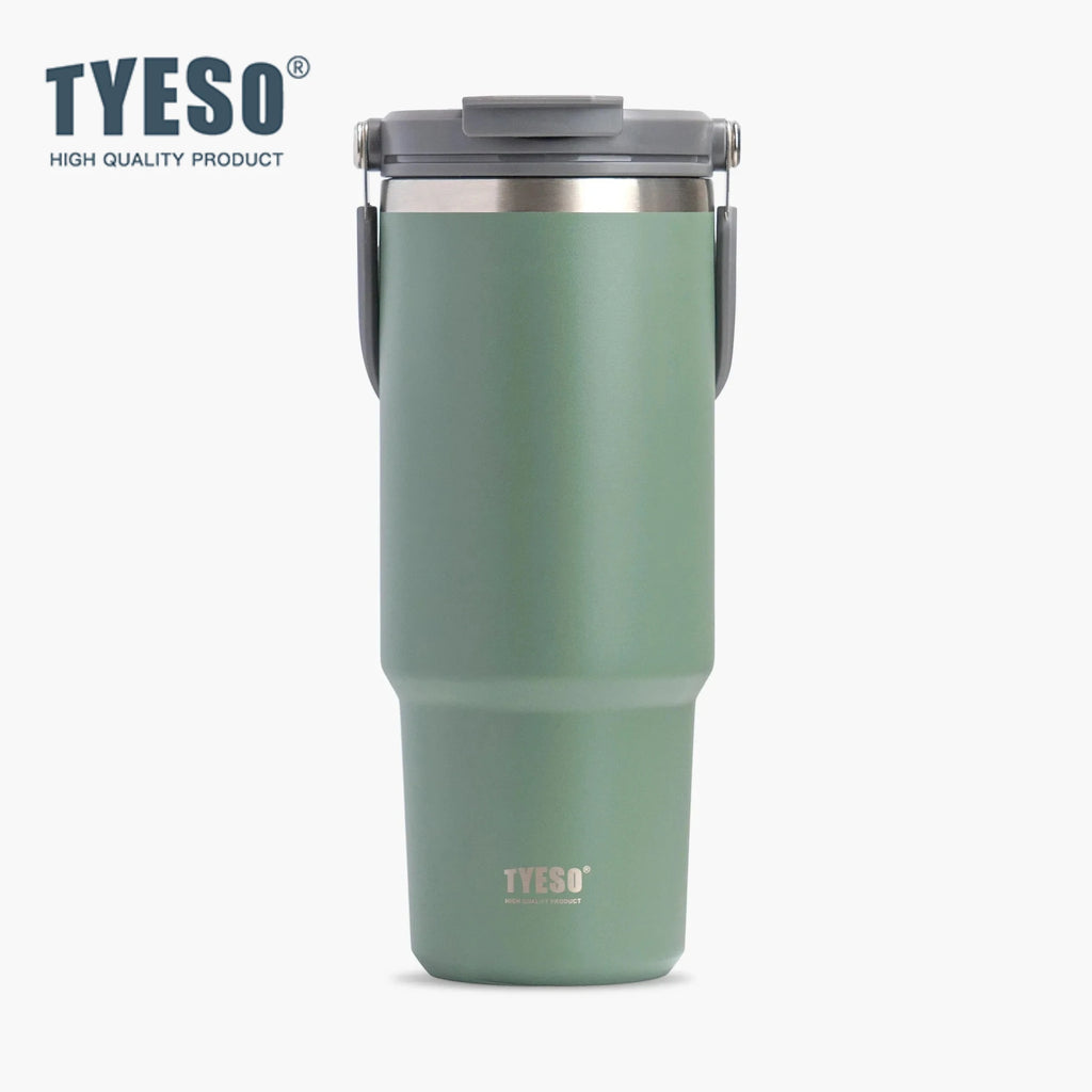 TYESO Gobelet Isotherme Mat avec Poignée Ergonomique