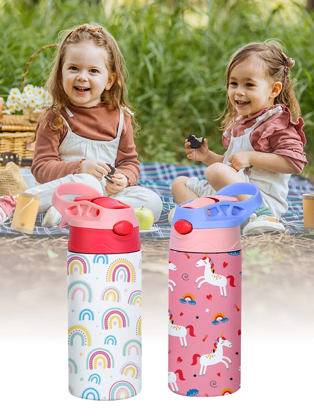 Mug Thermique Kawaii 350ml en Inox – Tasse Isotherme Mignonne avec Motif