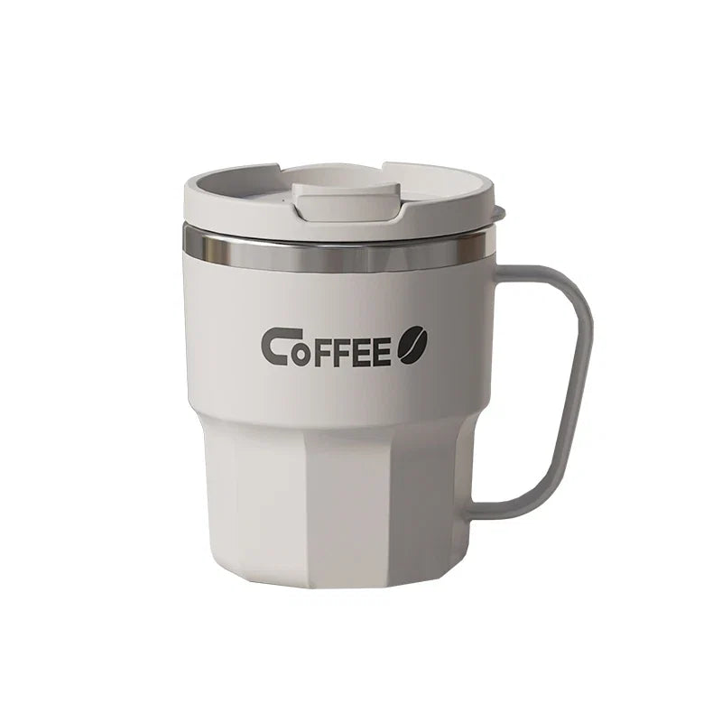 Mug à Café Isotherme en Inox 304 avec Poignée – Certifié Qualité Alimentaire FCM
