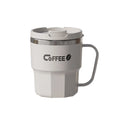 Mug à Café Isotherme en Inox 304 avec Poignée – Certifié Qualité Alimentaire FCM