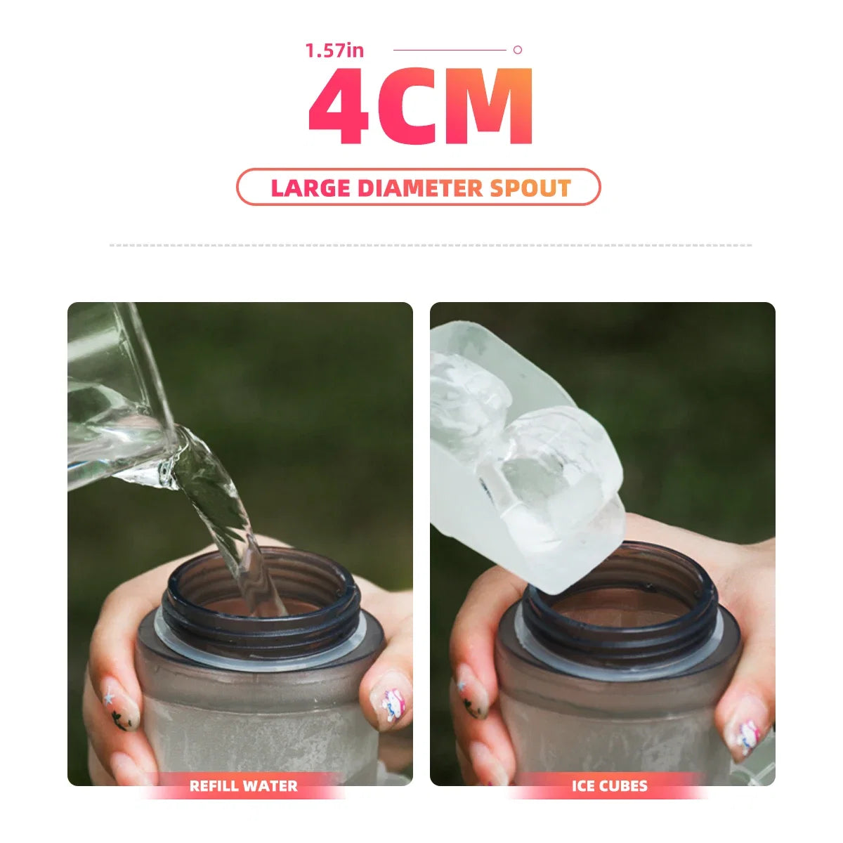 Flasque Souple Pliable de Trail et Running WRELS – Gros Calibre / 300ml et 500ml