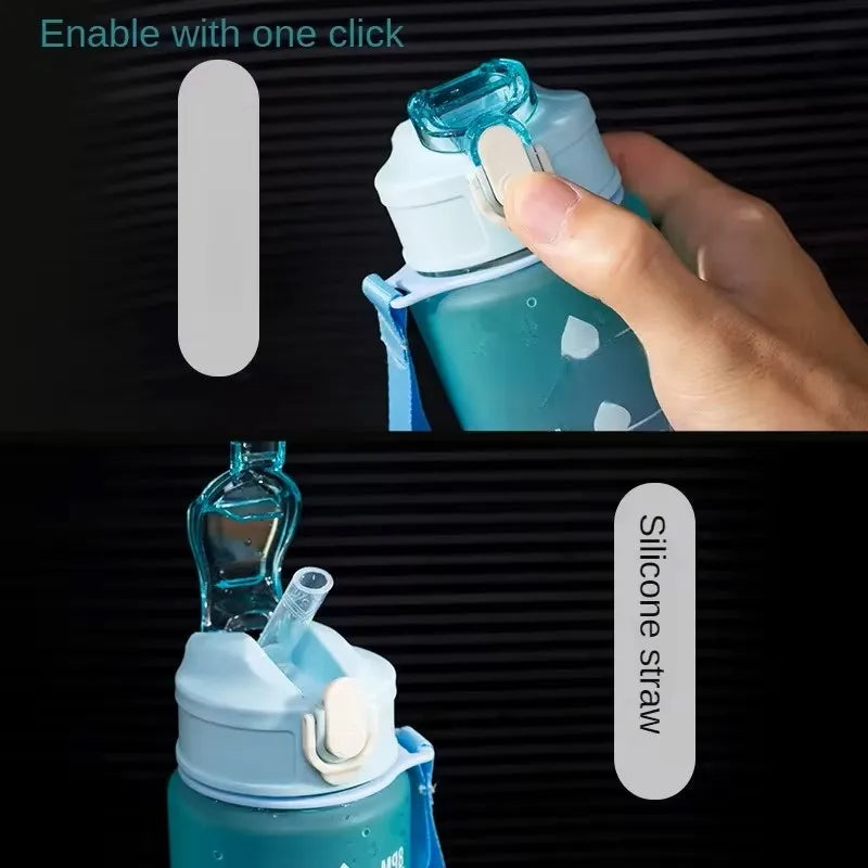 Gourde de Sport Légère à Ouverture Rapide (750ml / 900ml)