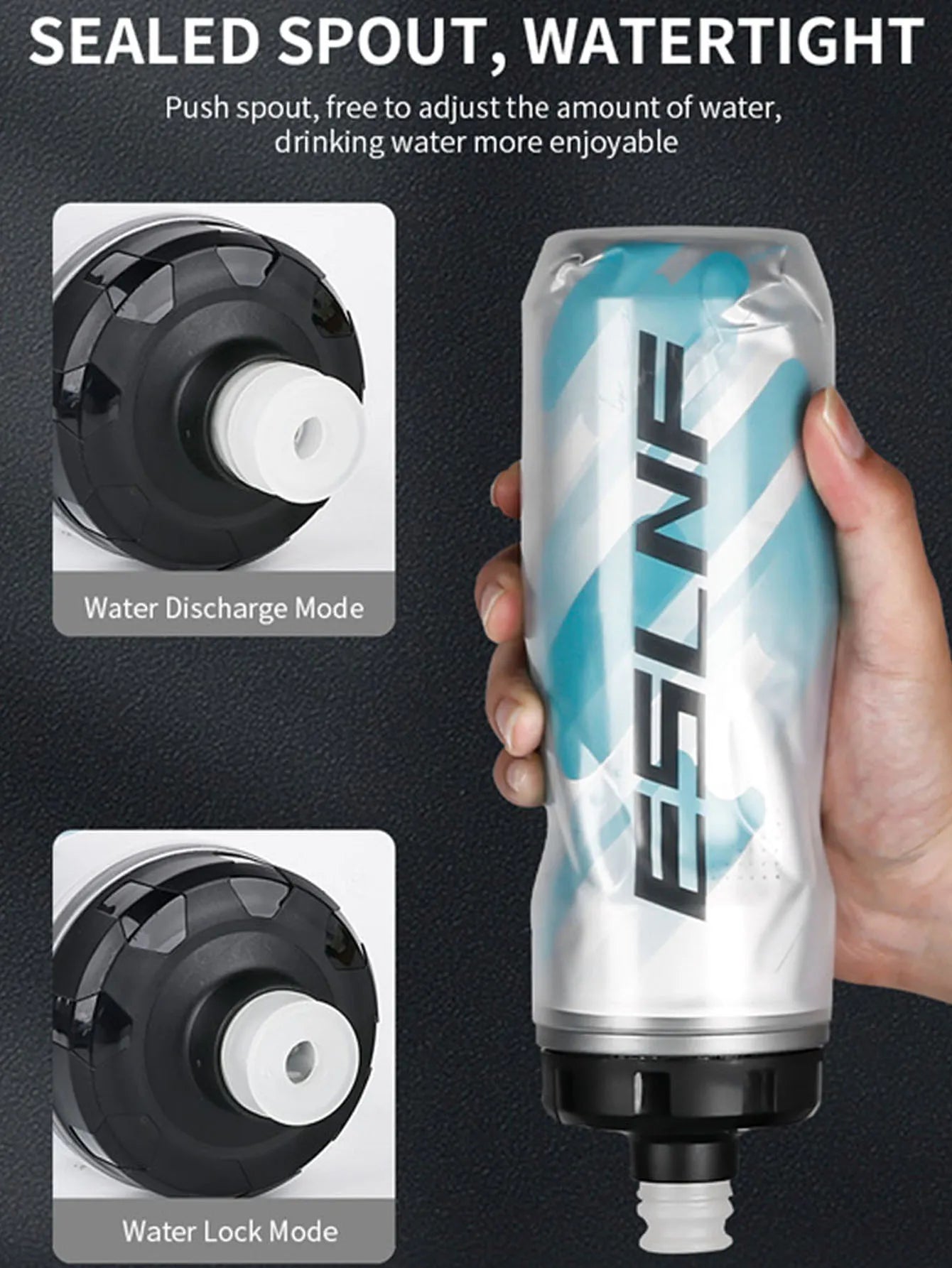 Gourde de Sport Légère en Plastique (610ml)