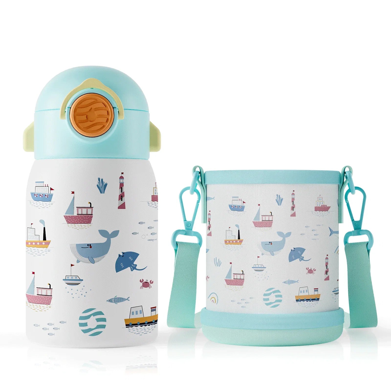 Gourde Isotherme Enfant Premium FEIJIAN – Inox Double Paroi / Format Mini