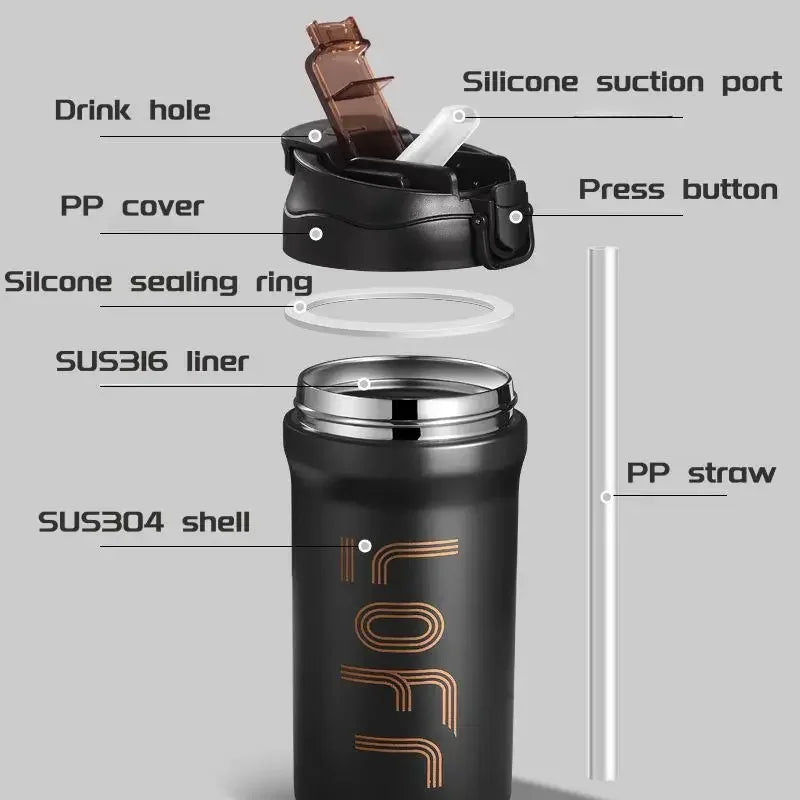 Tasse à Café Thermique Isotherme (600ml / 21oz)