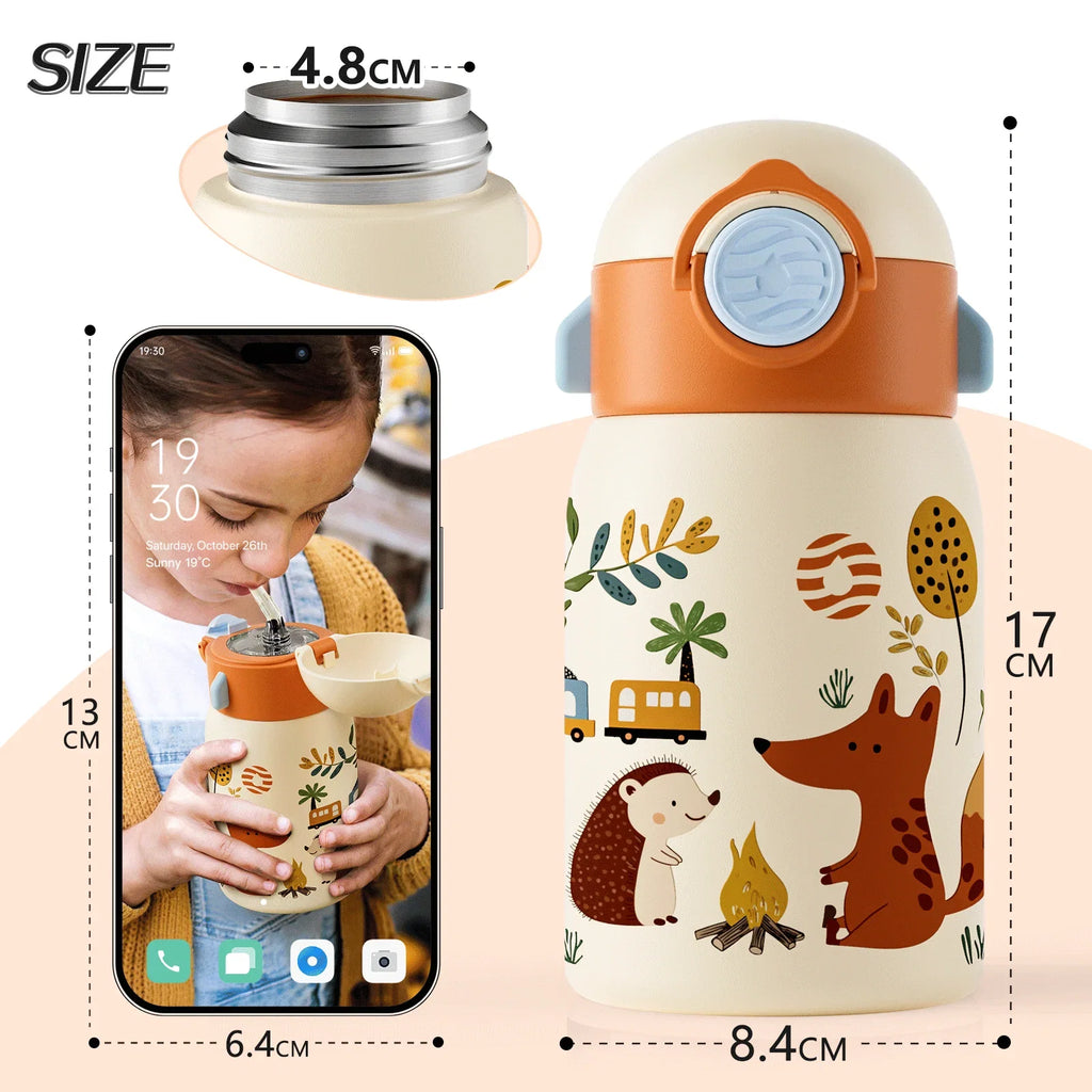 Gourde Isotherme Enfant Premium FEIJIAN – Inox Double Paroi / Format Mini