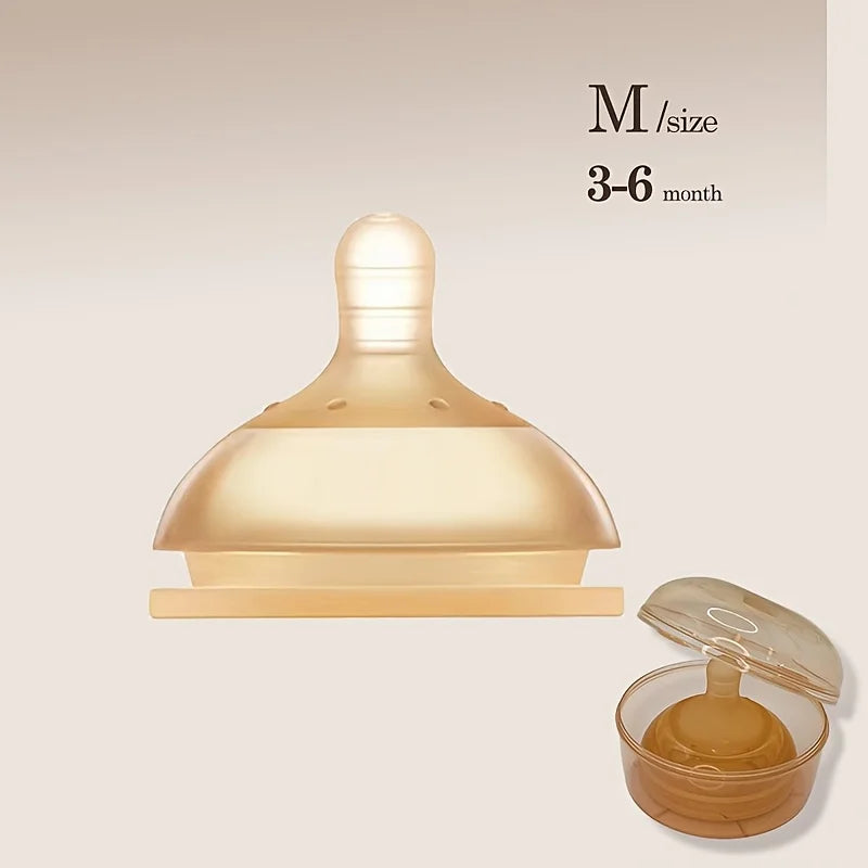 Biberon Évolutif en Verre Borosilicate Anti-Colique – Col Large / 240ml