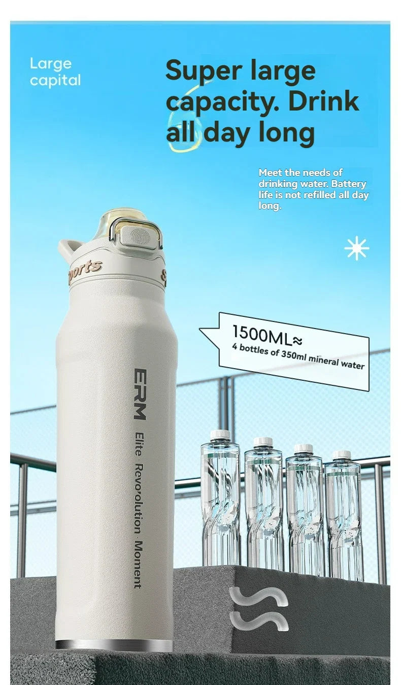 Tasse isolée de 700ml en acier inoxydable, bouteille d'eau pour Sports de plein air, tasse thermique pour le bureau et la maison, garde le froid et la chaleur, flacon sous vide