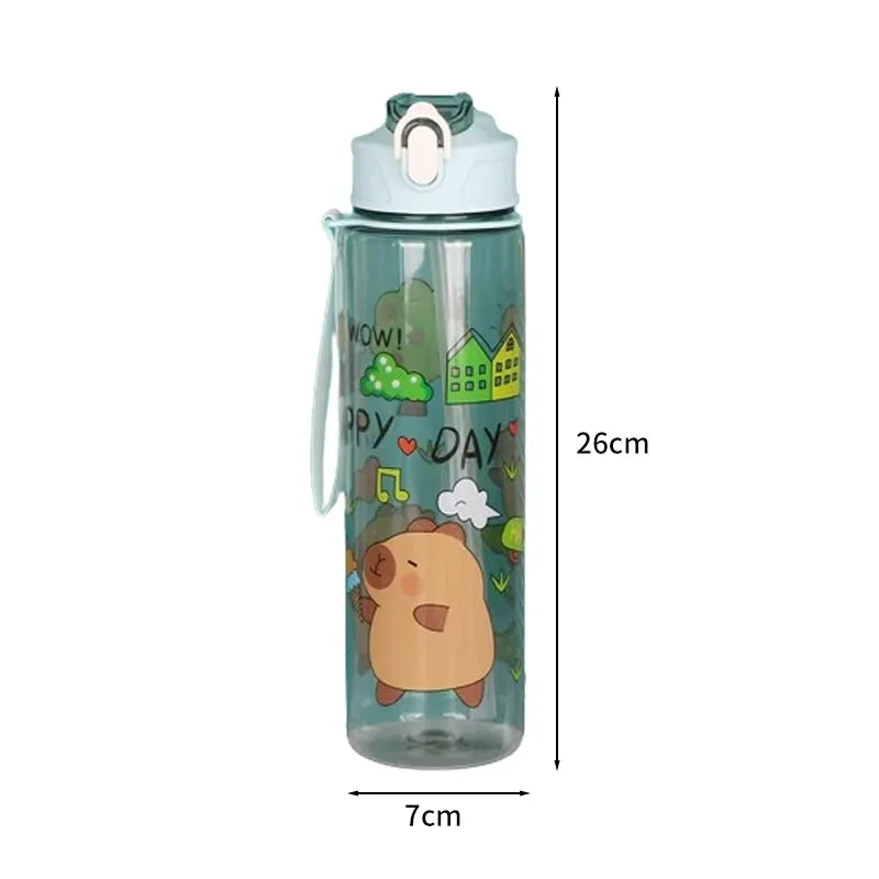 Grande Gourde Enfant Anti-Fuite Style Dessin Animé – Sans Plomb / 800ml