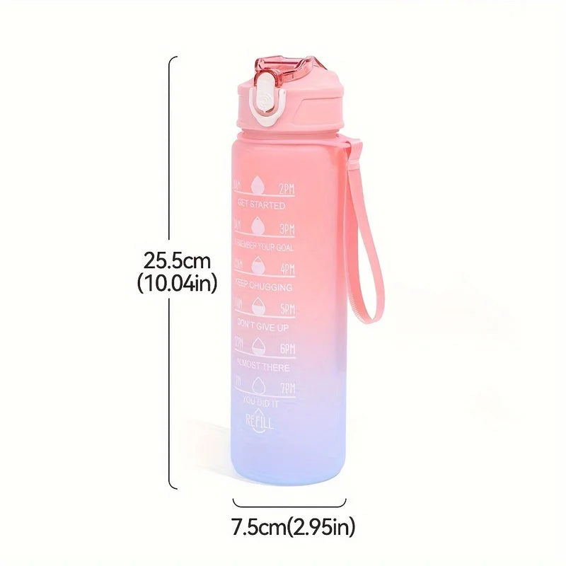 Gourde de Sport Légère à Ouverture Rapide (750ml / 900ml)