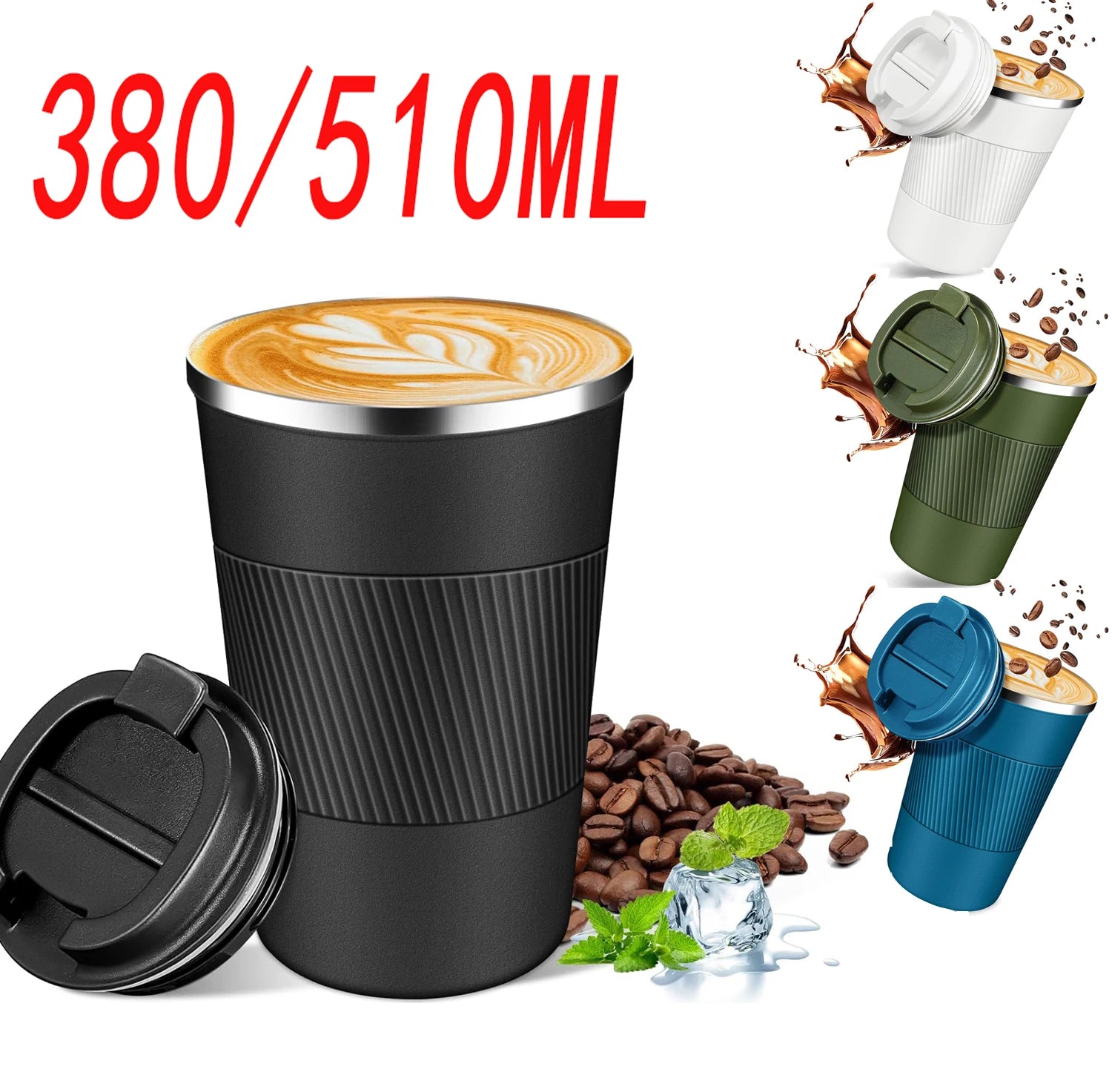 Mug Isotherme de Voyage "Copo Térmico" (380ml / 510ml)