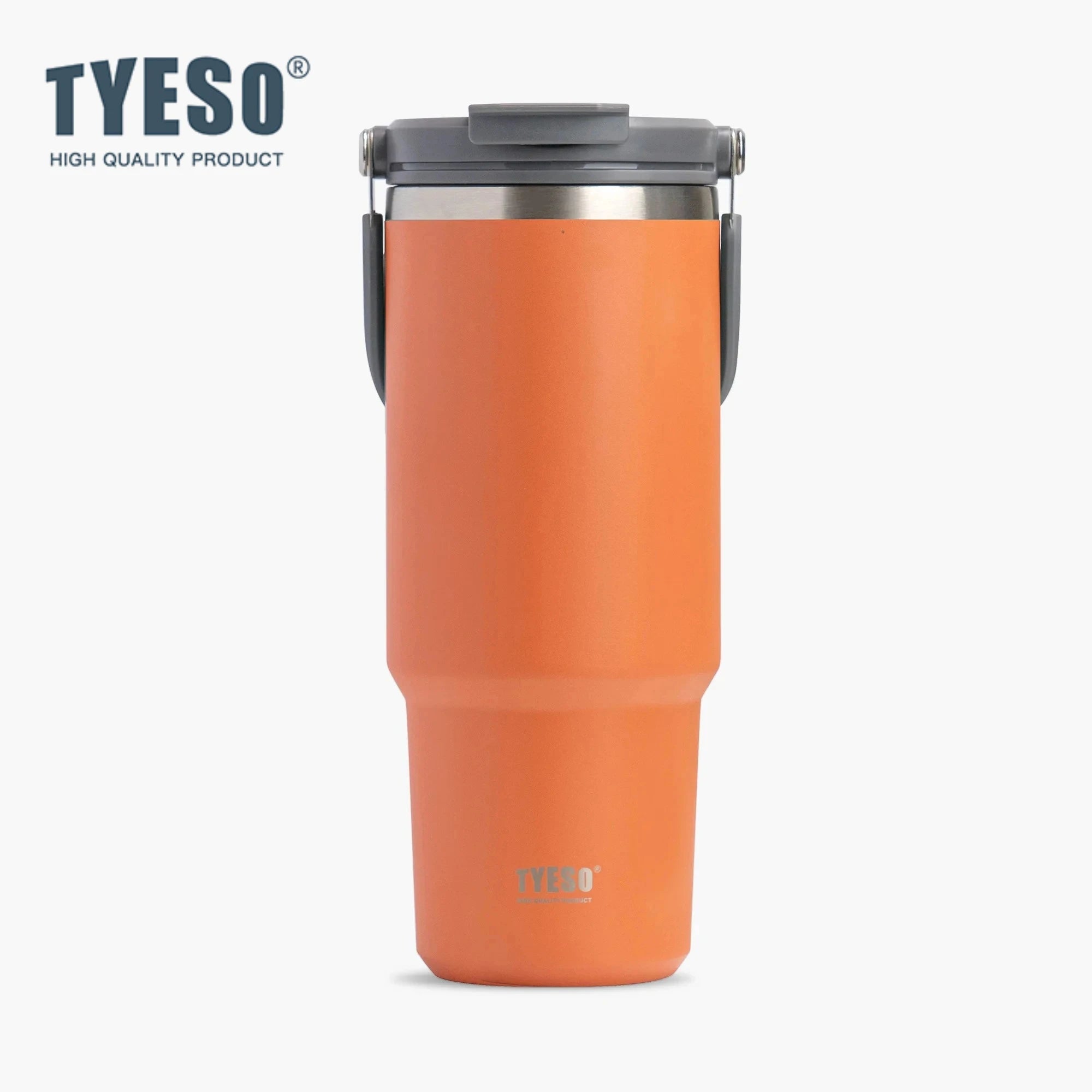 TYESO Gobelet Isotherme Mat avec Poignée Ergonomique