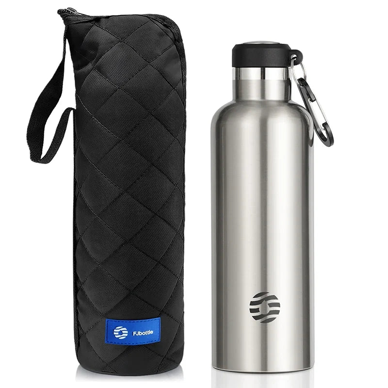 Gourde Isotherme Inox FEIJIAN 1L – Bouteille de Sport Étanche et Sans BPA