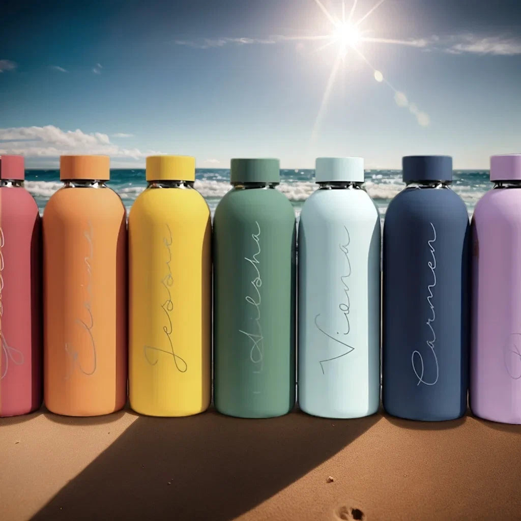 Gourde Isotherme Inox Personnalisée – Cadeau de Voyage Unique Chaud/Froid