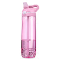 Gourde de Sport en Tritan avec Paille et Sangle – Marqueur de Temps / 750ml