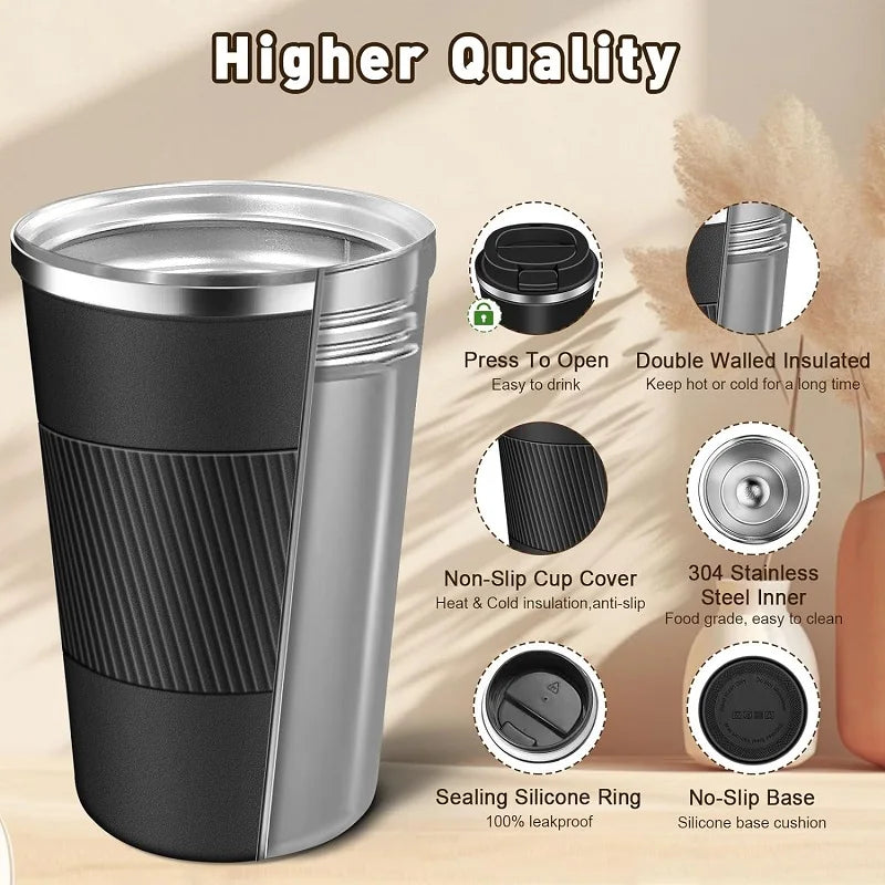 Mug Isotherme de Voyage "Copo Térmico" (380ml / 510ml)