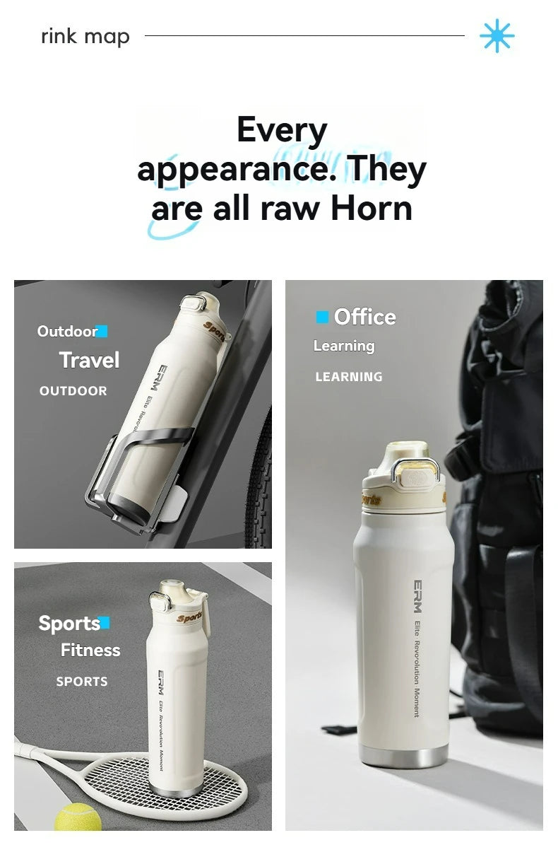ERM Thermos Isotherme XXL Grande Capacité (700ml / 1500ml)