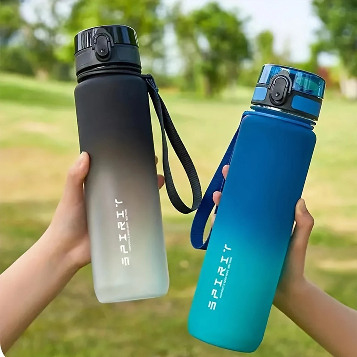 WIFEFUN Bouteille d'Eau de Sport Dégradée