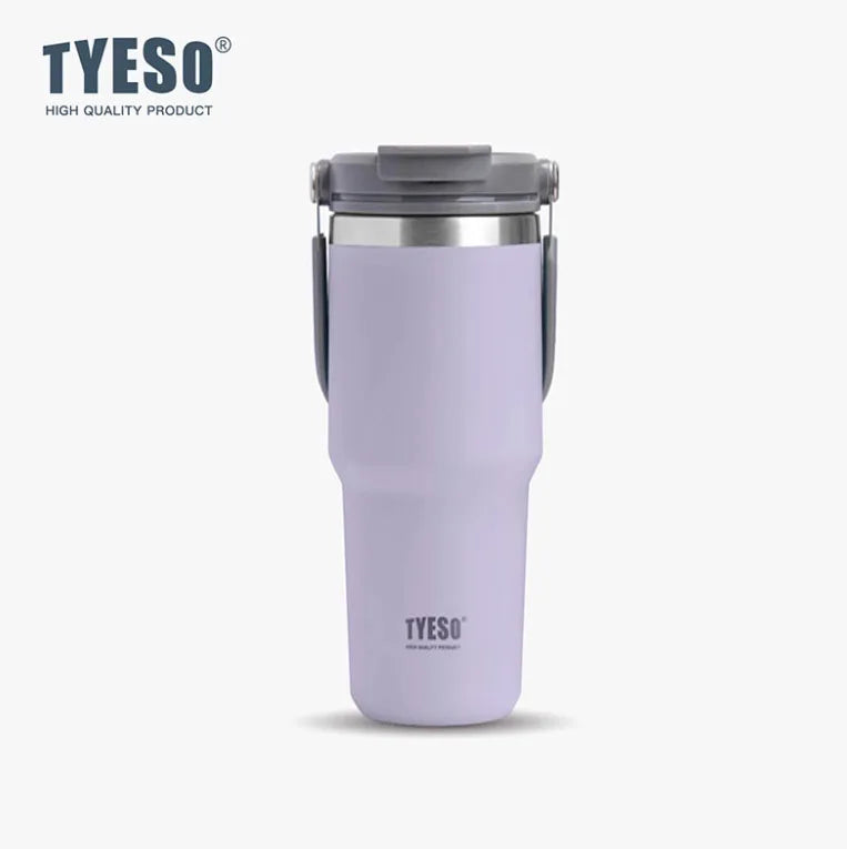 TYESO Thermos Tasse à Café avec Anse (600ml / 900ml / 1200ml)