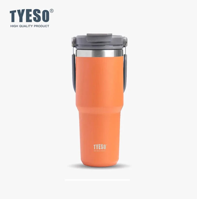 TYESO Thermos Tasse à Café avec Anse (600ml / 900ml / 1200ml)