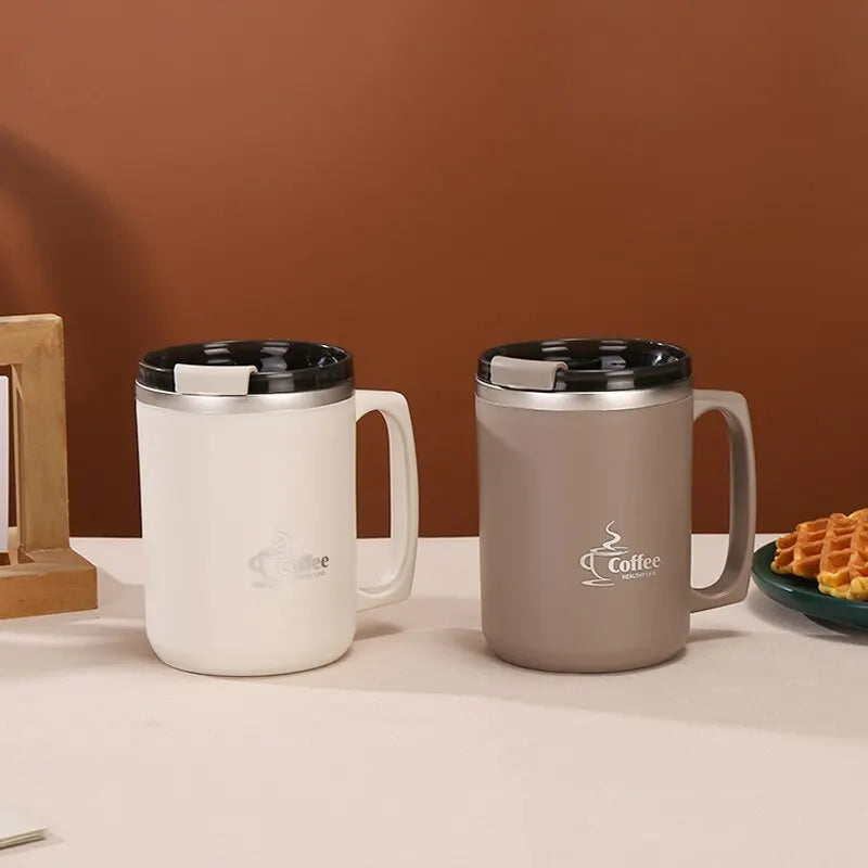 Mug Isotherme avec Poignée Intégrée (Format Voyage)