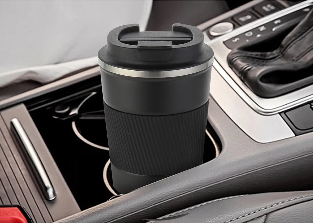 Mug de Voyage Isotherme en Acier Inoxydable (380ml)