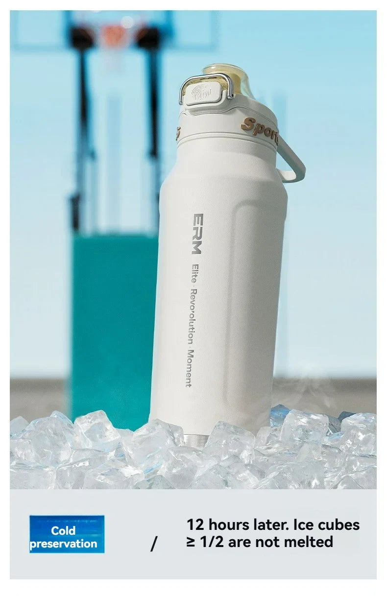Tasse isolée de 700ml en acier inoxydable, bouteille d'eau pour Sports de plein air, tasse thermique pour le bureau et la maison, garde le froid et la chaleur, flacon sous vide