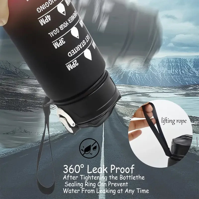 Gourde de Sport de Motivation avec Marqueur de Temps – Sans BPA / 750ml - 800ml