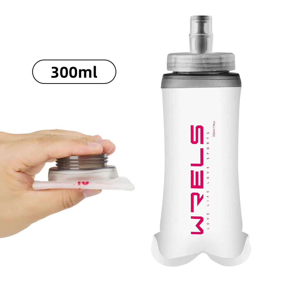 Flasque Souple Pliable de Trail et Running WRELS – Gros Calibre / 300ml et 500ml