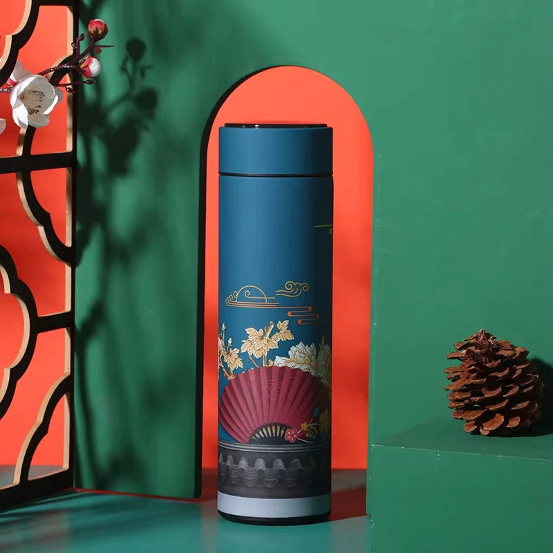 Thermos Isotherme Style Traditionnel avec Affichage Intelligent